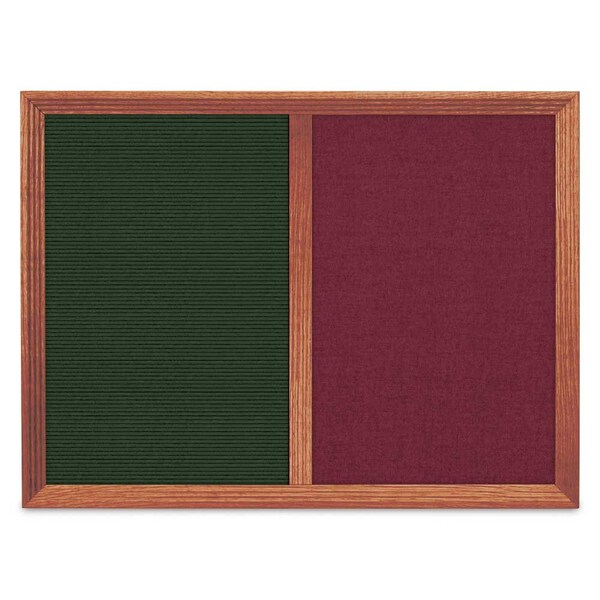 Enclosed Corkboard, 1 Door, 18"x24", 4" Fra